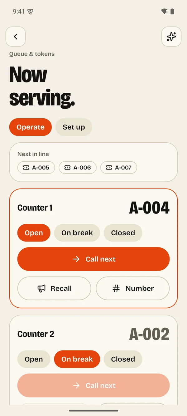 Calling the next number from the phone